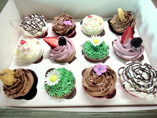 Набор капкейков.