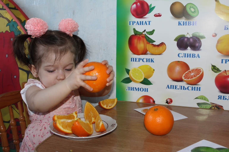 Мы делили апельсин)