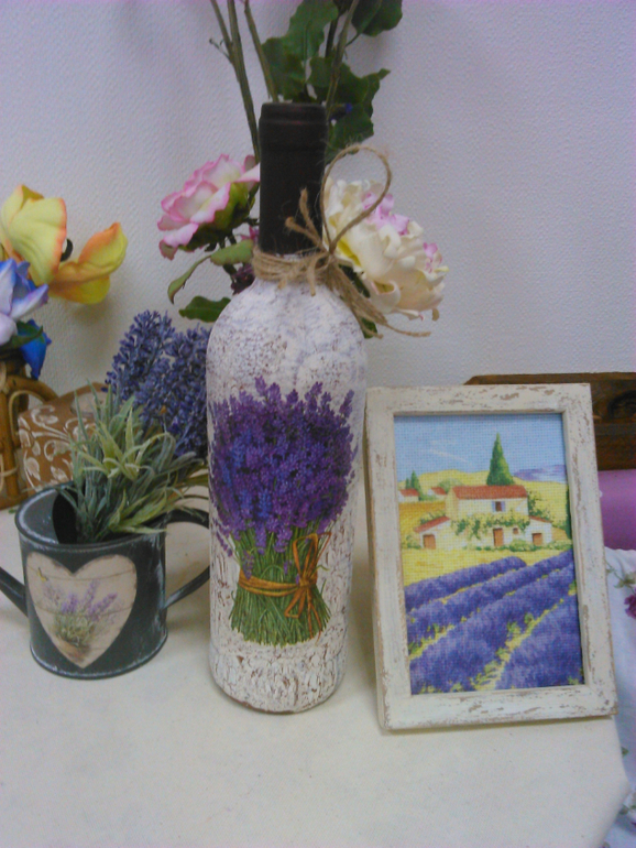 Декупаж бутылочки