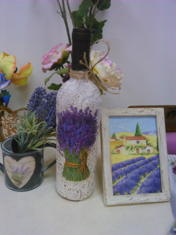 Декупаж бутылочки