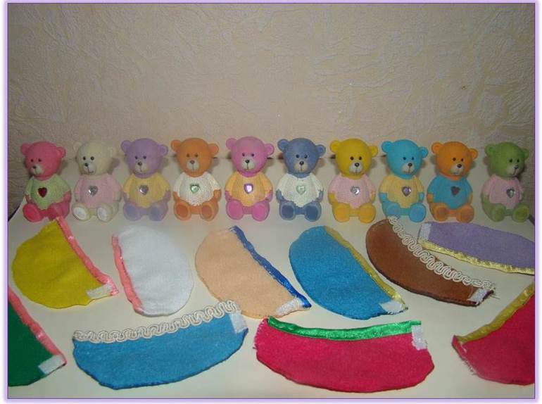 Моторика: Занятие 9 "Мишки для малышки"