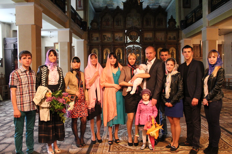 Покрестили мы нашу радость)))