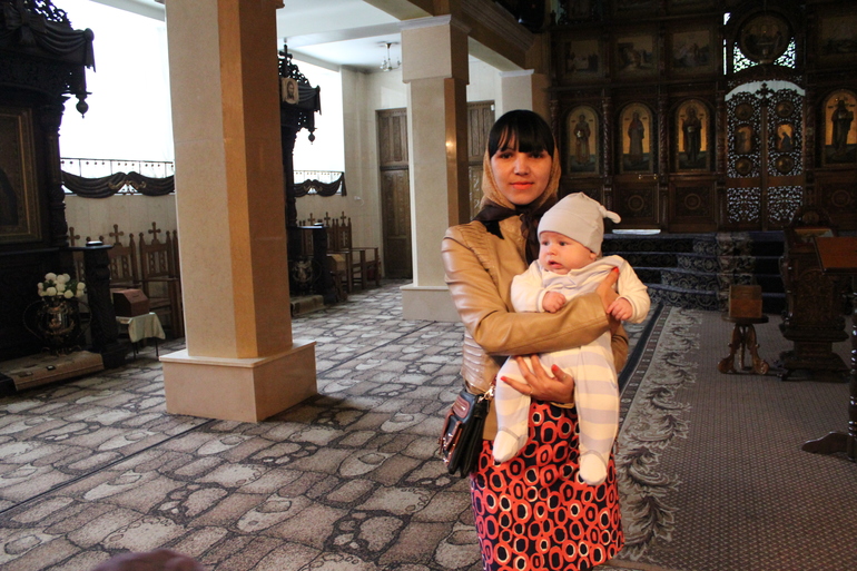 Покрестили мы нашу радость)))