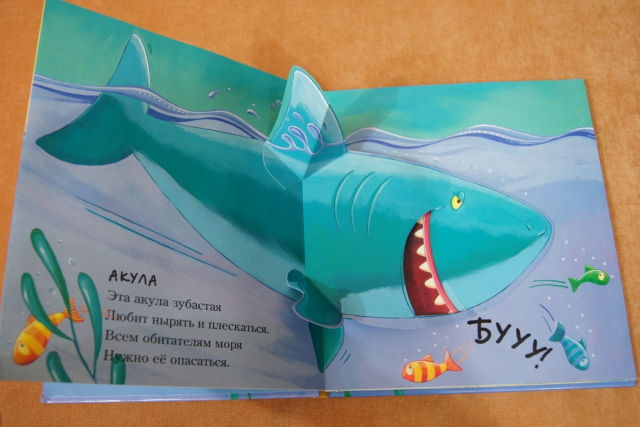 Наши любимые панорамки)) "Зубастая акула" и "Весёлые тигрята"