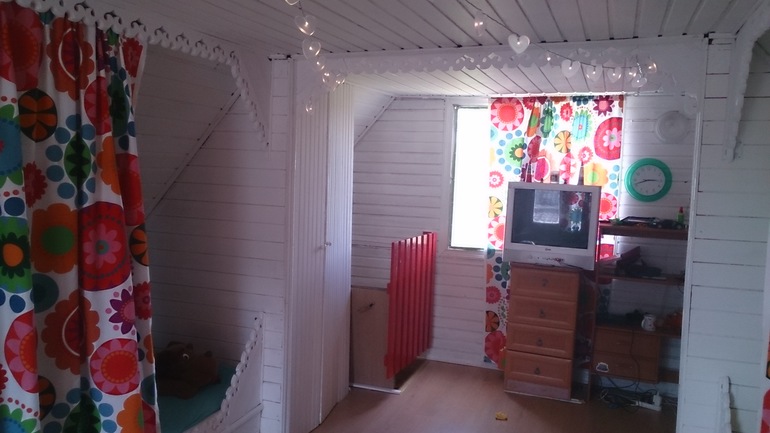 наш чердак на даче