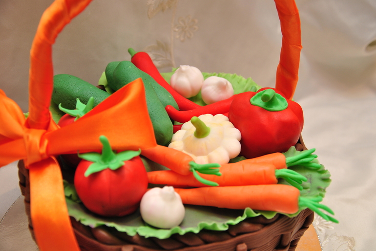 Корзинка с овощами!