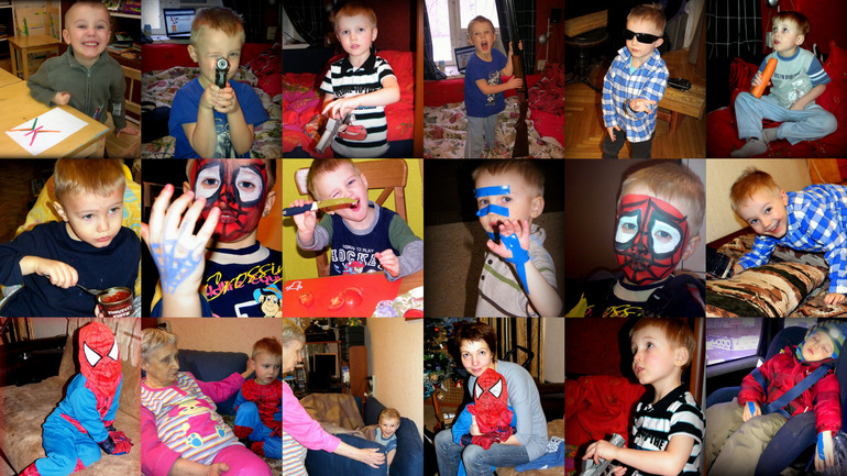 Видео за декабрь. Егор 3 года 7 месяцев.