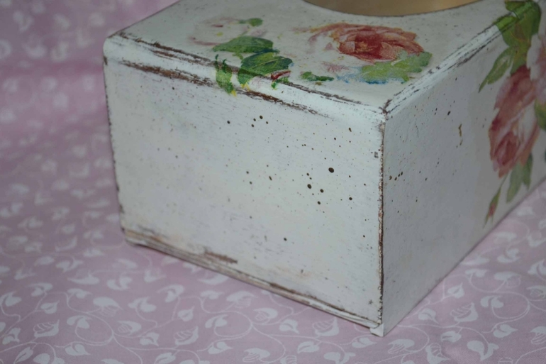 Салфетница Шебби-Шик