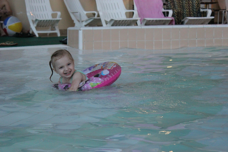 В аквапарке