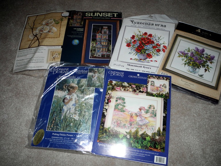 Мои вышивальные запасы