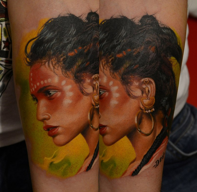 Хотели бы себе такого качества татушку?)