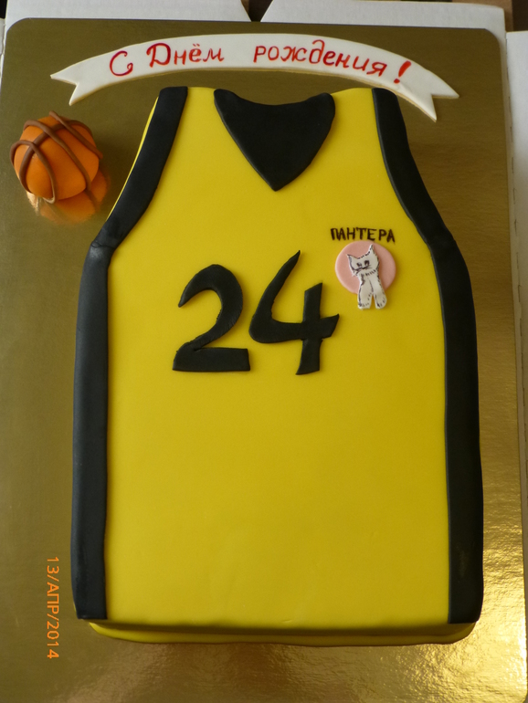 торт по фото  майки!