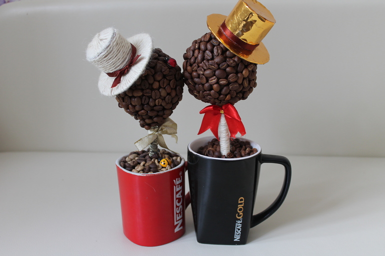 Кофейные дама и кавалер