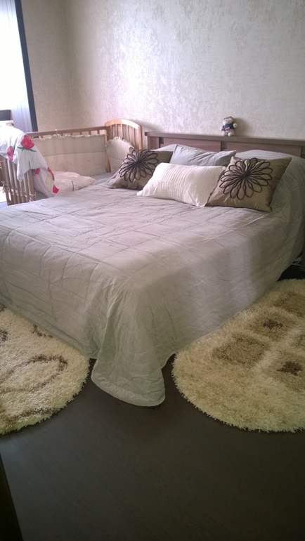 Наша спальня, еще не все готово, но уже что-то вырисовывается))