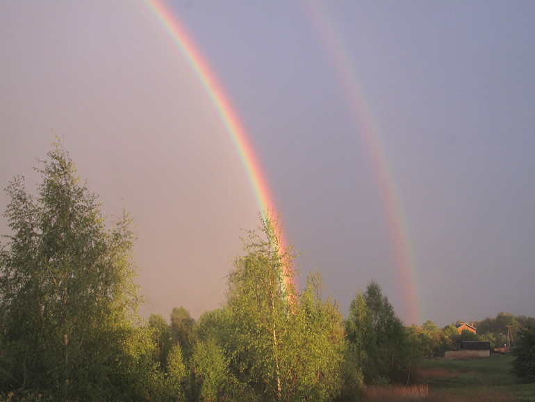 Радуга, красотища.