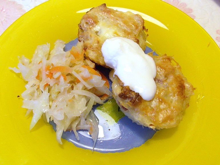 Картофельные кексы.