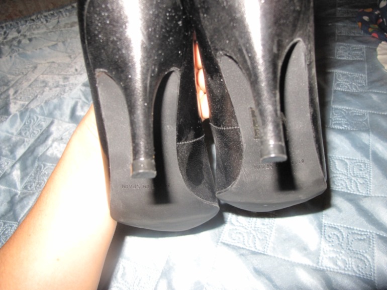 Шикарные черные лодочки на Новый Год!