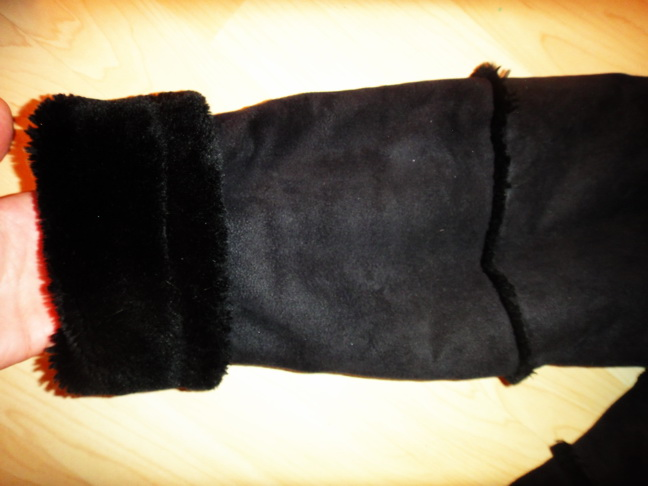 Искусственная длинная дубленка Германия, мягчайшая, 2 р бу, на 48-50