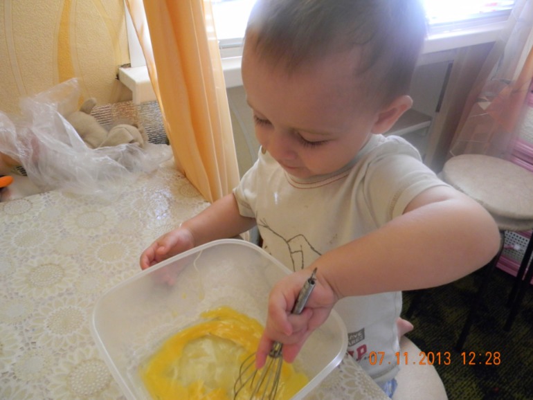 Как сынуля готовил патог (пирог)