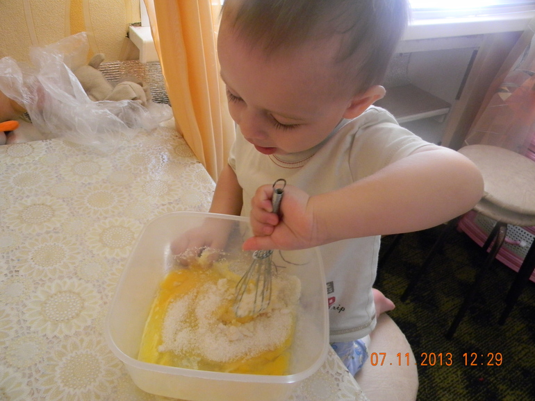 Как сынуля готовил патог (пирог)