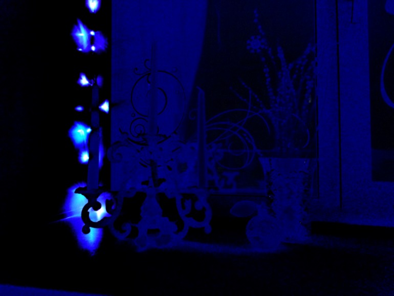 Украшение окна,новогоднее)