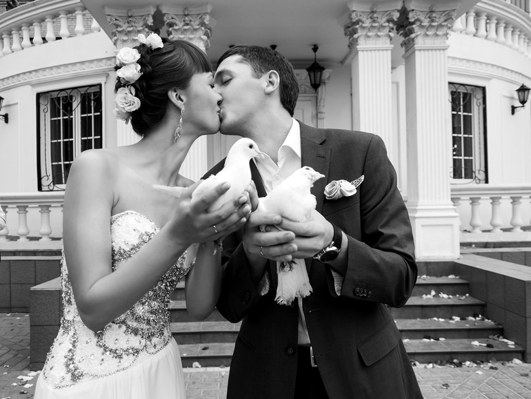 Рита и Андрей (немного ч/б)