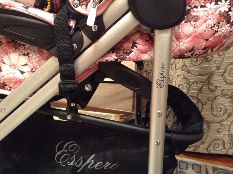 Моя зимняя коляска Esspero X-Drive pink.