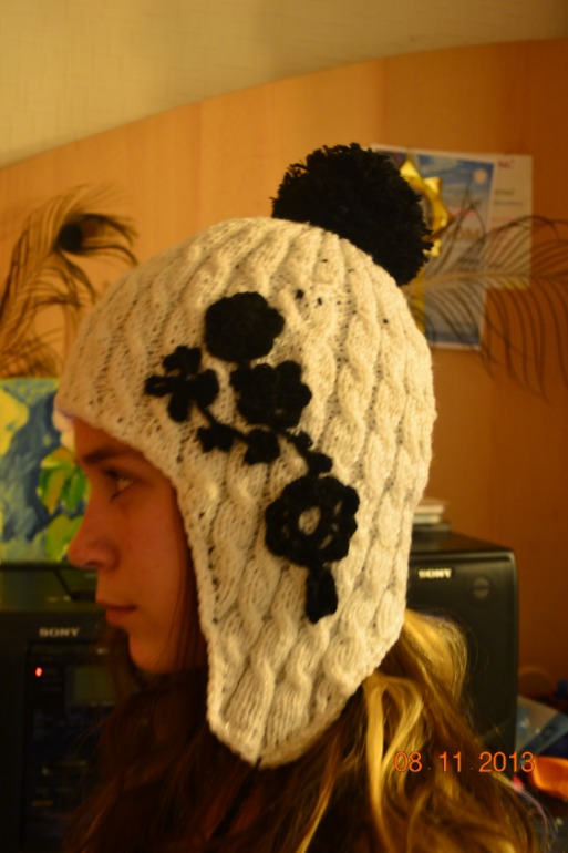 Шапчуля для  любимой донечки.