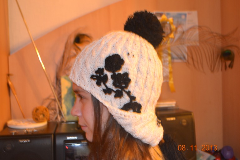 Шапчуля для  любимой донечки.