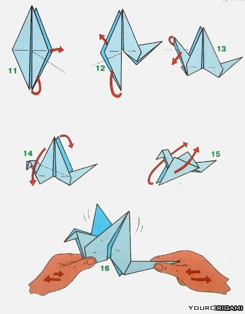 Senbazuru : 1000 Paper Cranes Origami paper crane, Origami crane tutorial, 1000 