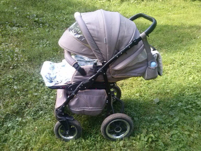 Наша первая коляска Adamex Mars 2в1 .