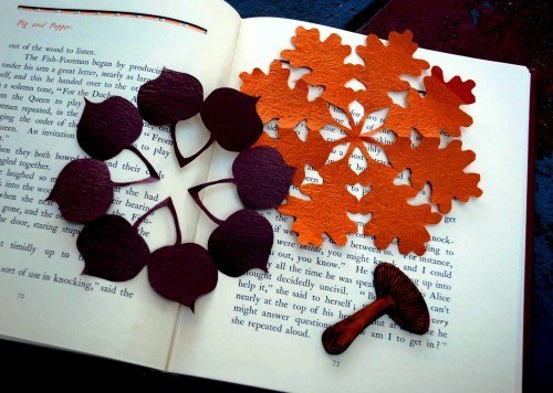 Делаем осенние снежинки