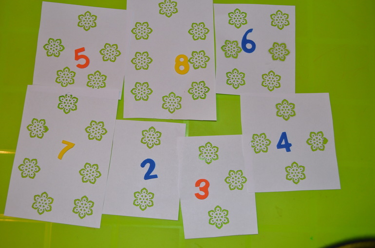 Предновогодние занимашки. Снежинки