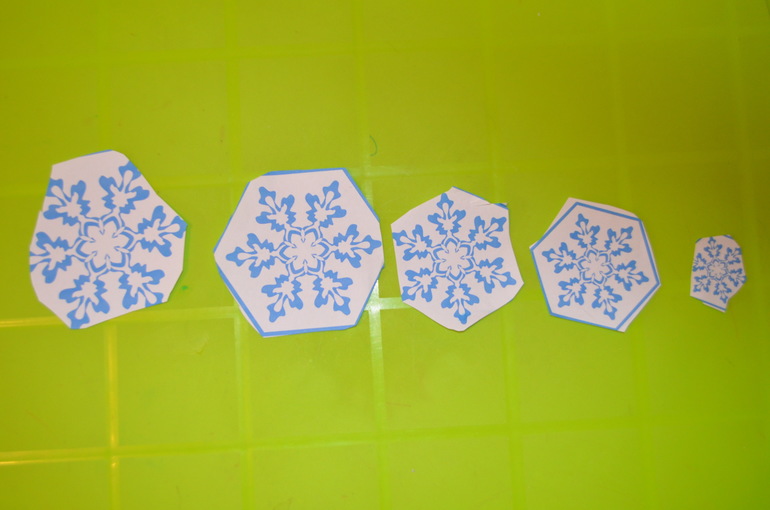 Предновогодние занимашки. Снежинки