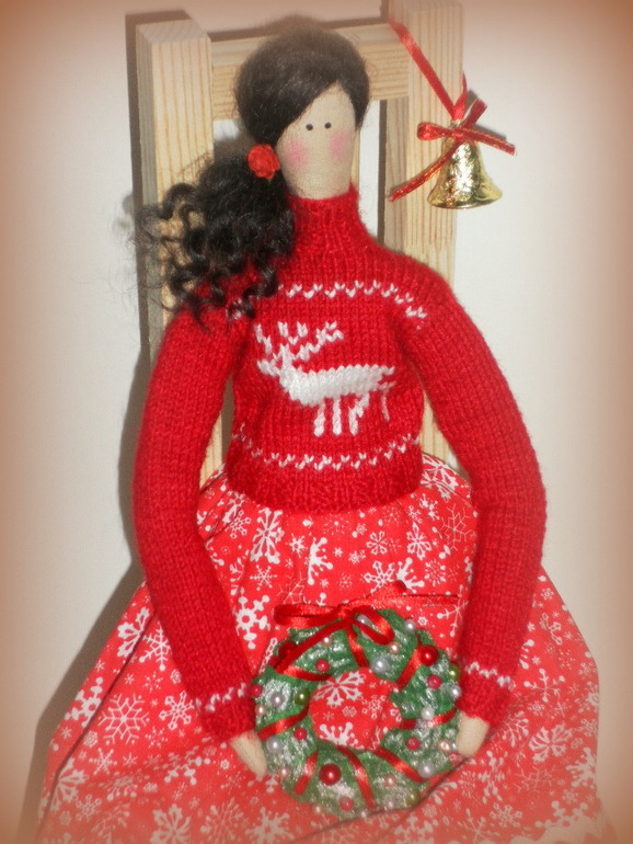 Новогодняя Тильда)))