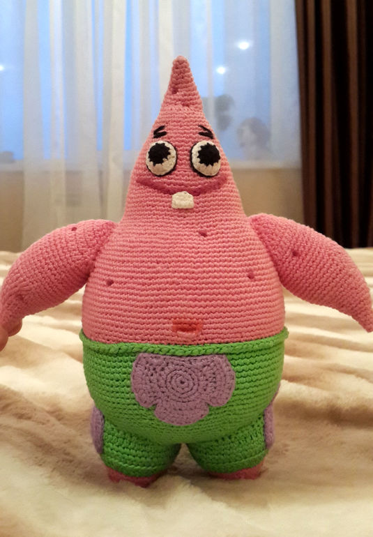 Все главные герои мультика Спонч Боб крючком!