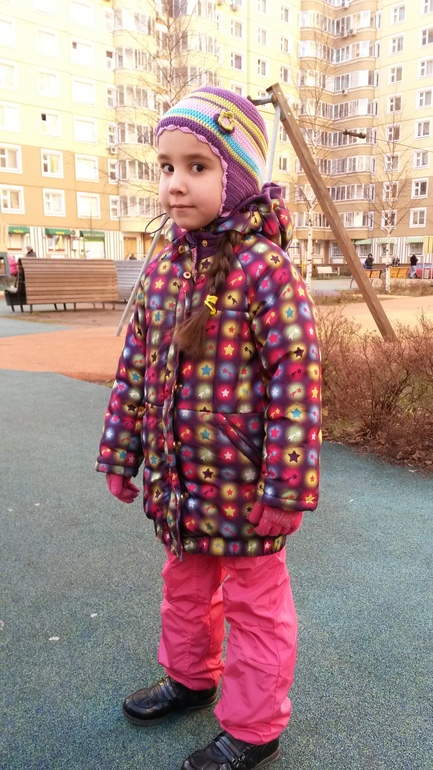 Моя первая теплая шапочка