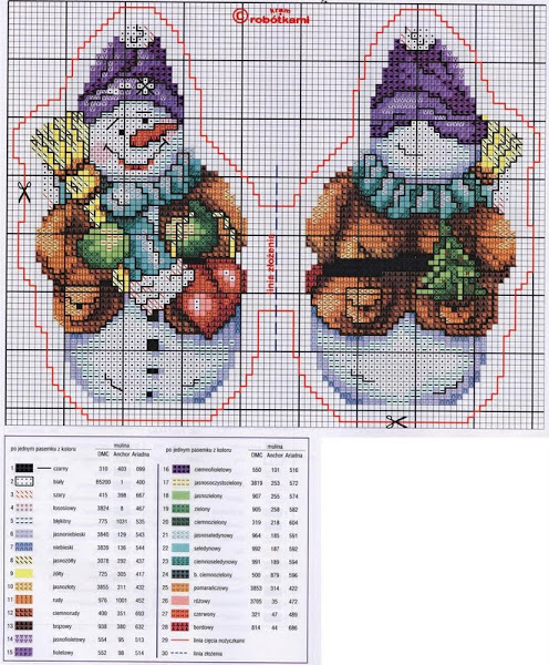 Новогодние игрушки (схемы)