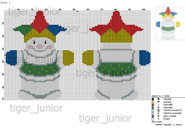 Новогодние игрушки (схемы)