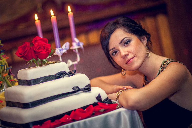 мой тортик.фото заказчицы.