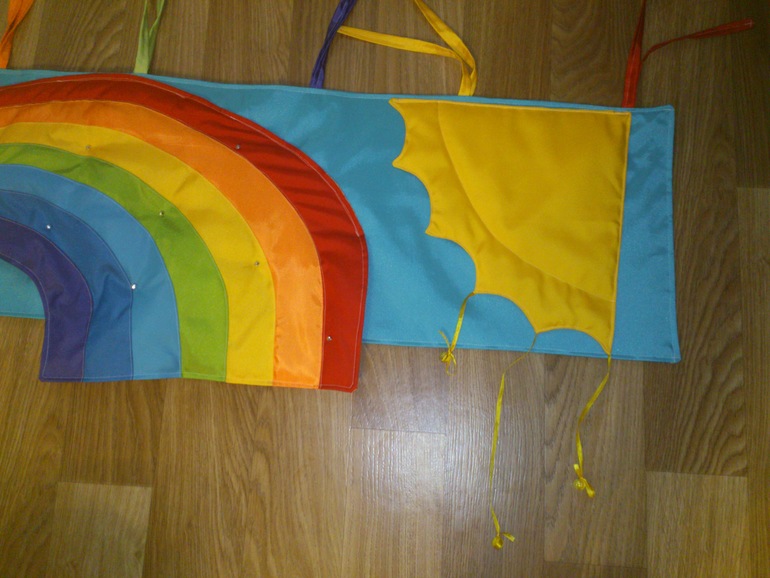 Сшила ламбрекен сынуле в садик