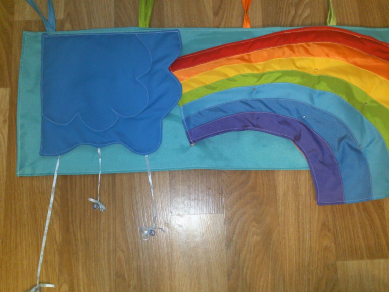 Сшила ламбрекен сынуле в садик