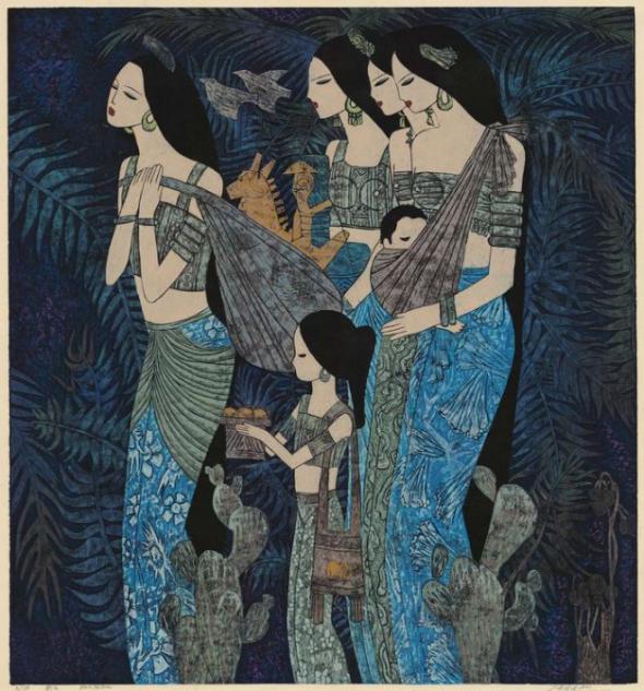 Как вам эти картины китайского художника Chen Yongle?