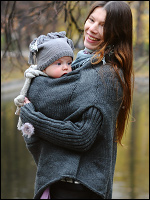 Носим зимой в слинге!