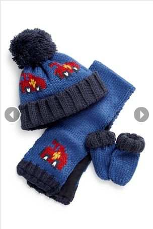 Подскажите с размерностью детских шапок в Next