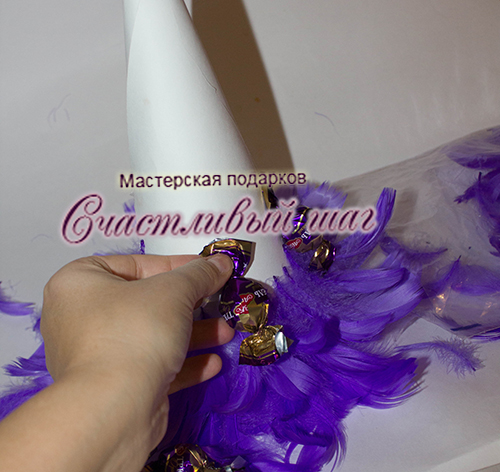 МК Елка из перьев