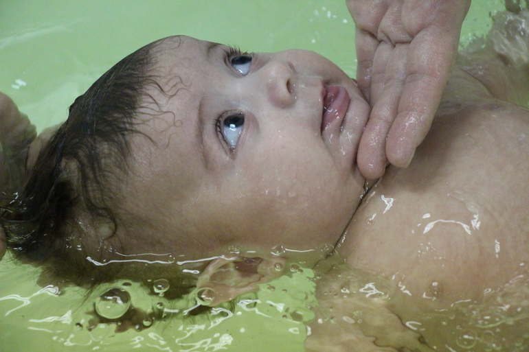 Про наше плавание в бассейне)