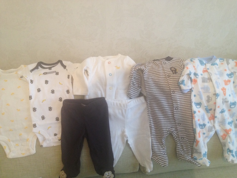 Ну вот я и получила вещички для сынули Carters, Next