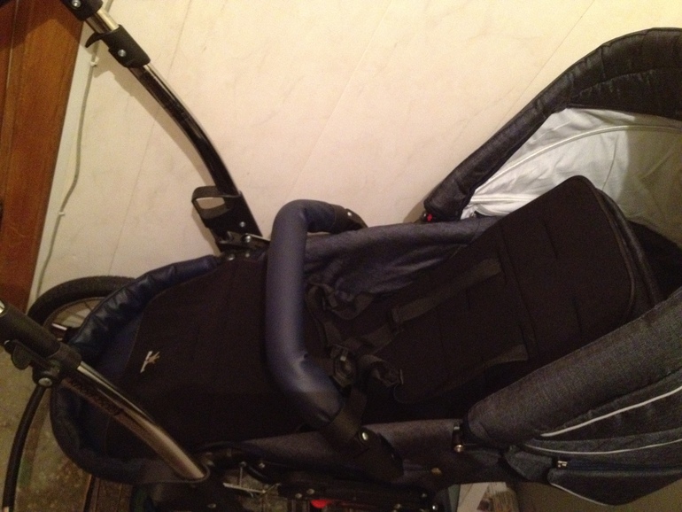 Примеряла матрасик Elodie Details Мягкий вкладыш в коляску Stockholm Black ed Knorr-Baby Classic ition