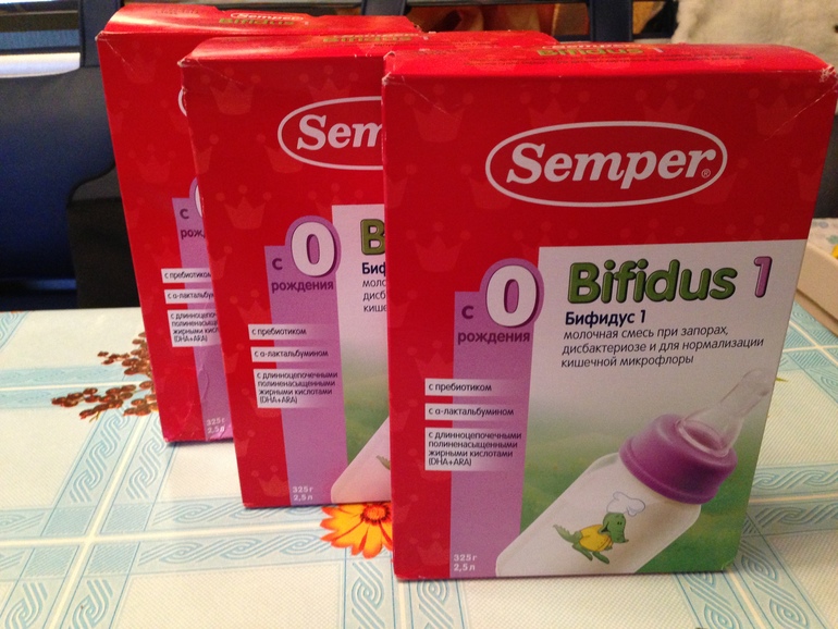 Продам Смесь Semper Bifidus 1 150 руб